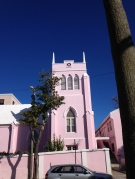 A pink Church in Hamilton
